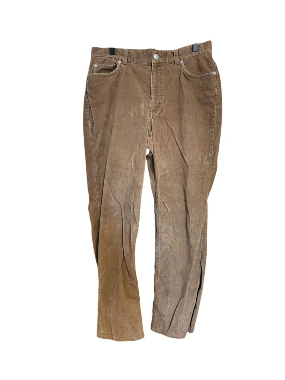 Lands End Brown Corduroy Straight leg pants Womens Size 12